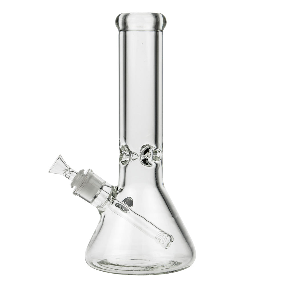 Beaker Base 9mm -Glass Ice Bong - 30cm - Side view 3