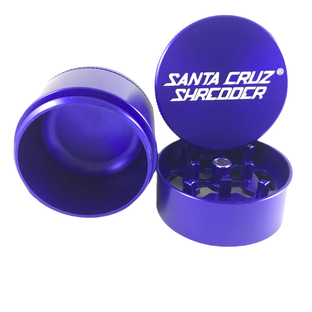 Santa Cruz Shredder Aluminum Herb Grinder | Large | 3-Part | Purple