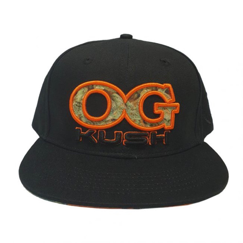 Lauren Rose OG Kush 420 Black Snapback | front view