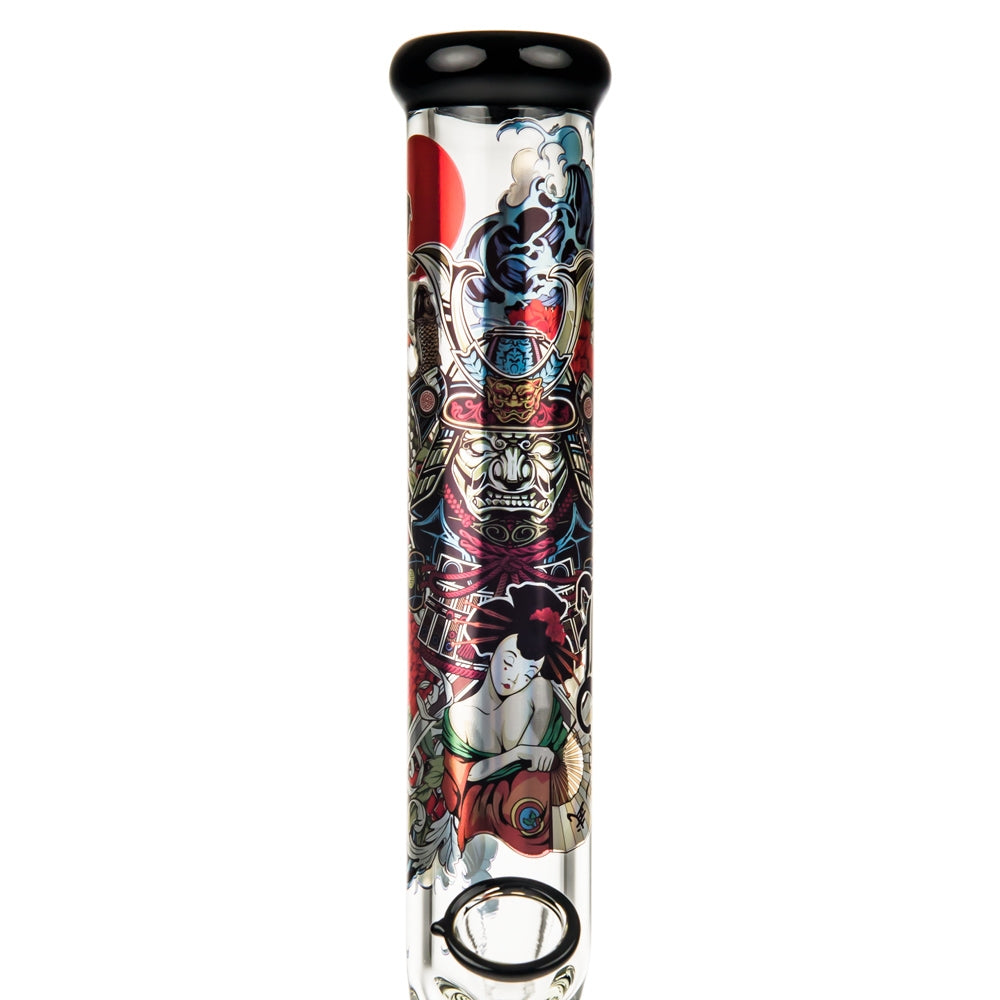 Black Leaf Ronin and Geisha Beaker Ice Bong Box Set - Art on Tube