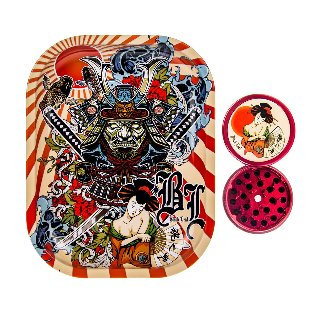 Black Leaf Ronin and Geisha Beaker Ice Bong Box Set - Accessories