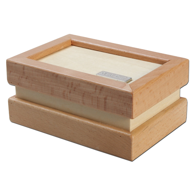 Black Leaf - Wooden Pollen Sifter Kief Box - Small