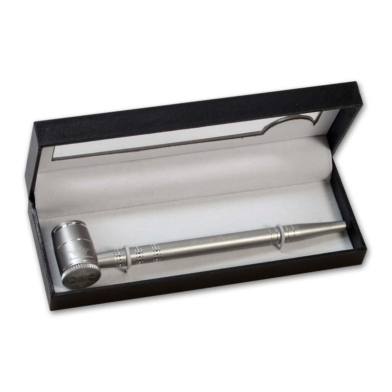 The Screen Queen Pipe - Anodized Aluminum Screenless Hand Pipe