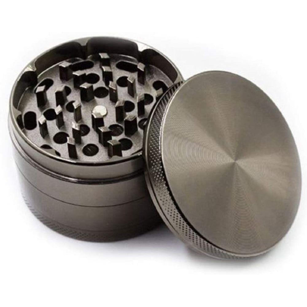 Aluminum Herb Grinder with Pollen Screen and Magnetic Lid | 50mm