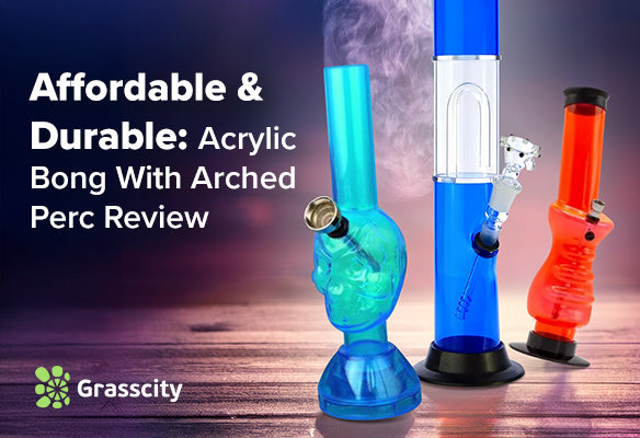 What is the JM Plastics Arched Perc Acrylic Bong?
