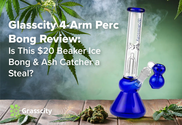 What is the Glasscity 4-Arm Perc Beaker Ice Bong?