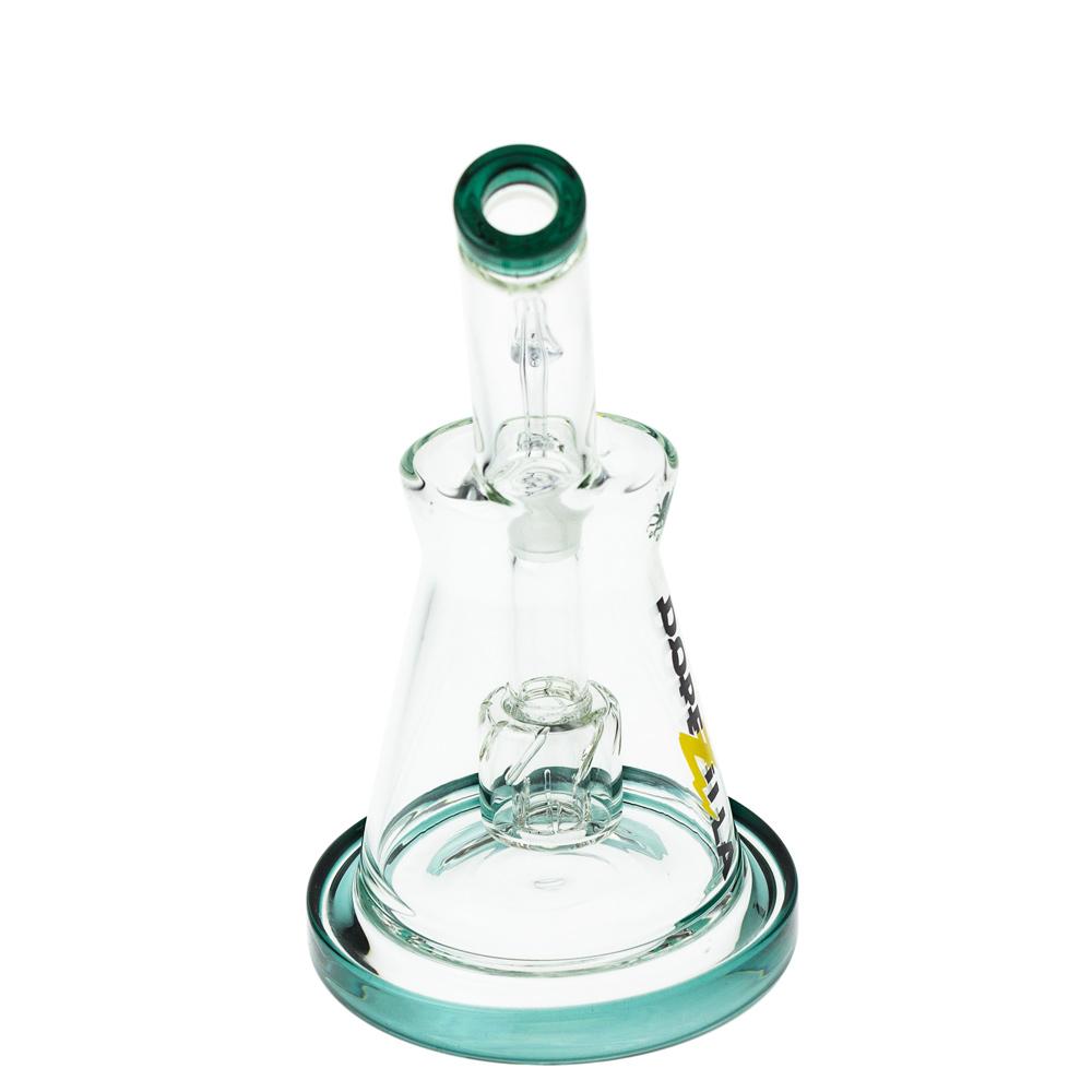 Dopezilla Kraken Dab Rig | 8 Inch | Teal | back view