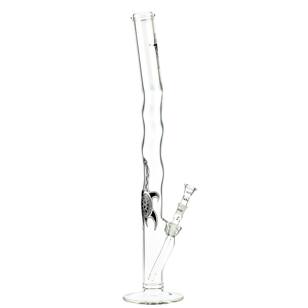 G-Spot Glass Large Aboriginal Bong with Solid Tank Joint | 60 cm - Side View 4