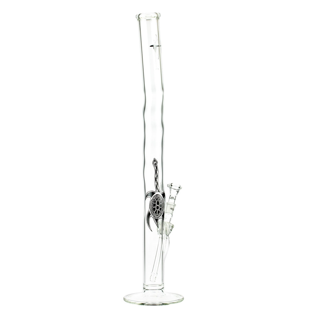 G-Spot Glass Large Aboriginal Bong with Solid Tank Joint | 60 cm - Side View 3