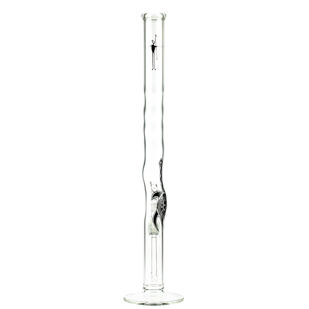 G-Spot Glass Large Aboriginal Bong with Solid Tank Joint | 60 cm - Back View