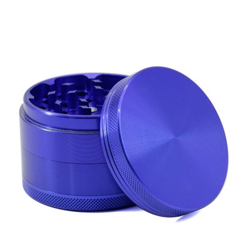 Aluminum Herb Grinder with Pollen Screen and Magnetic Lid | 55mm