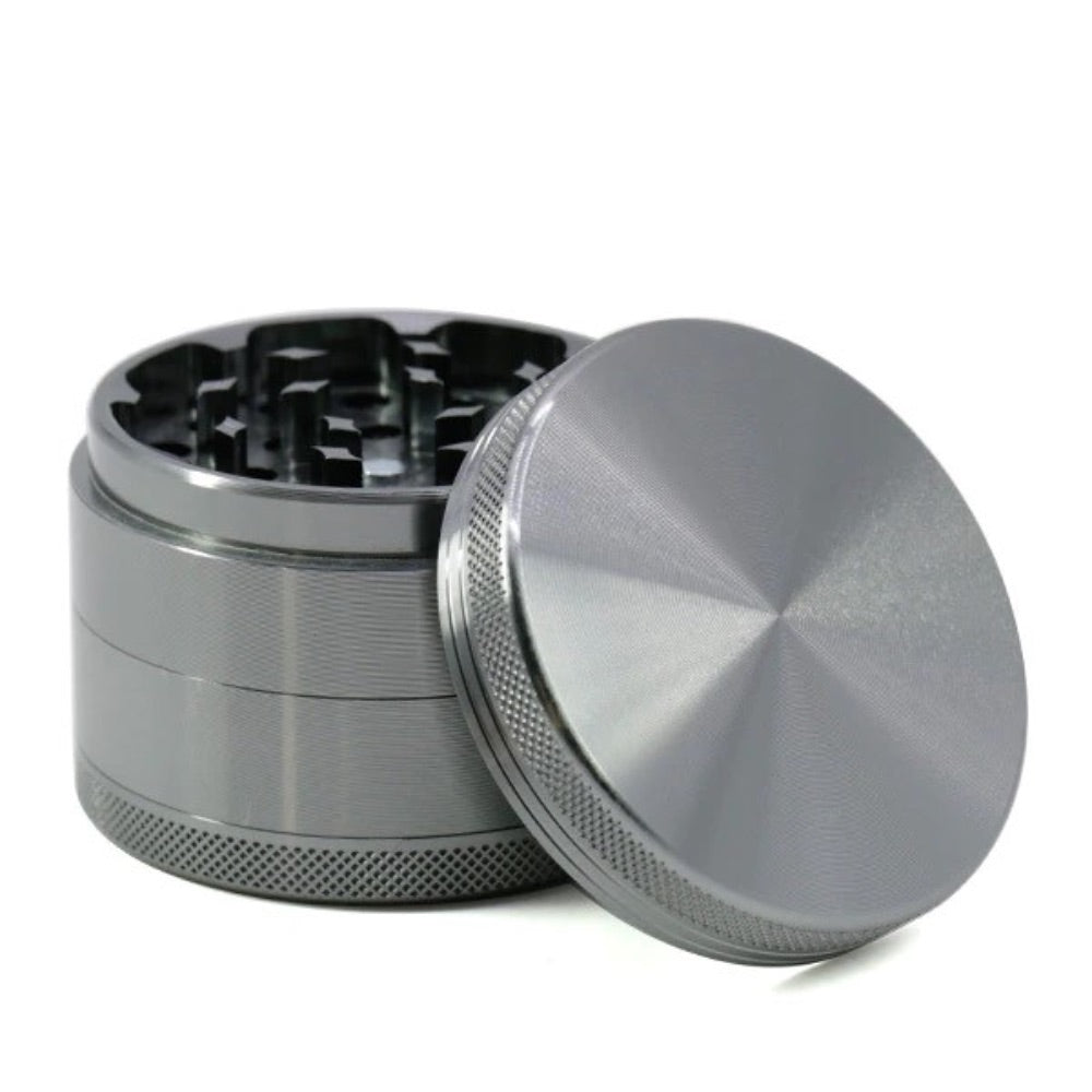 Aluminum Herb Grinder with Pollen Screen and Magnetic Lid | 63mm
