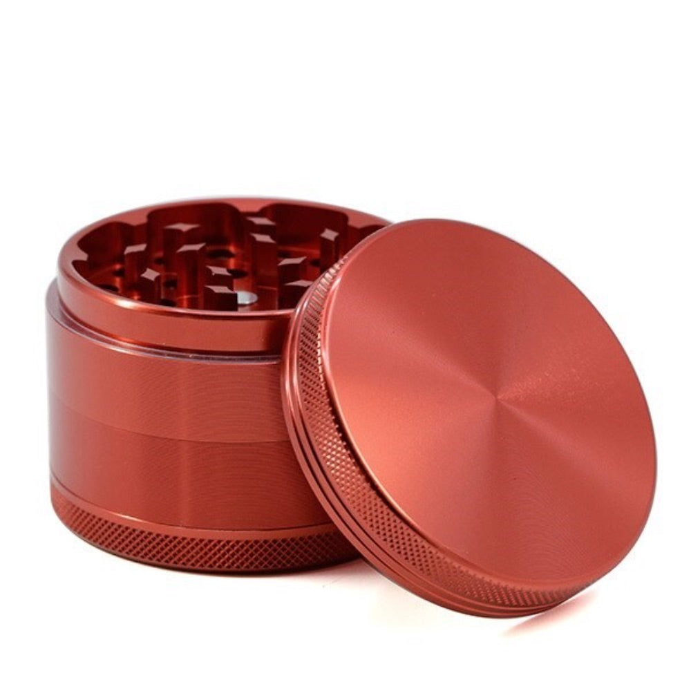 Aluminum Herb Grinder with Pollen Screen and Magnetic Lid | 63mm