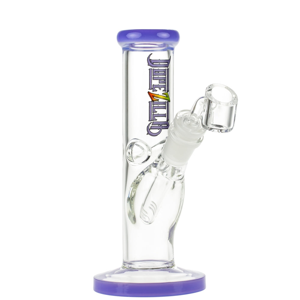 Dopezilla Minilla Straight Mini Vapor Ice Bong | Milky Purple