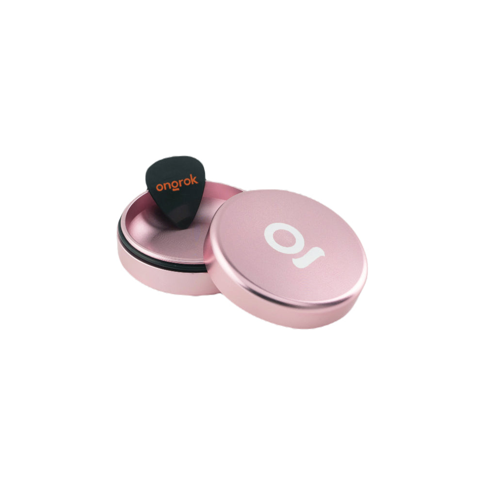 ONGROK Aluminum Storage Puck | Rose Gold | Open