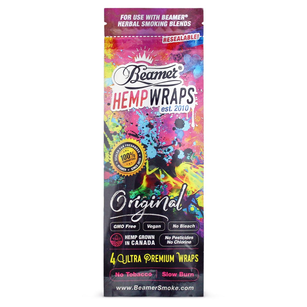 Beamer Vegan Hemp Wraps | 4 Pack