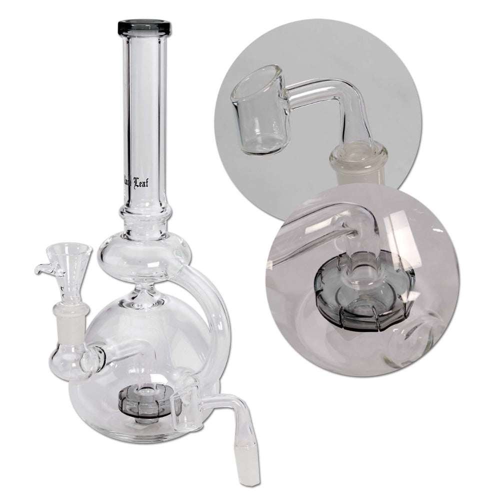 Black Leaf Bubble Recycler Hybrid Dab Rig
