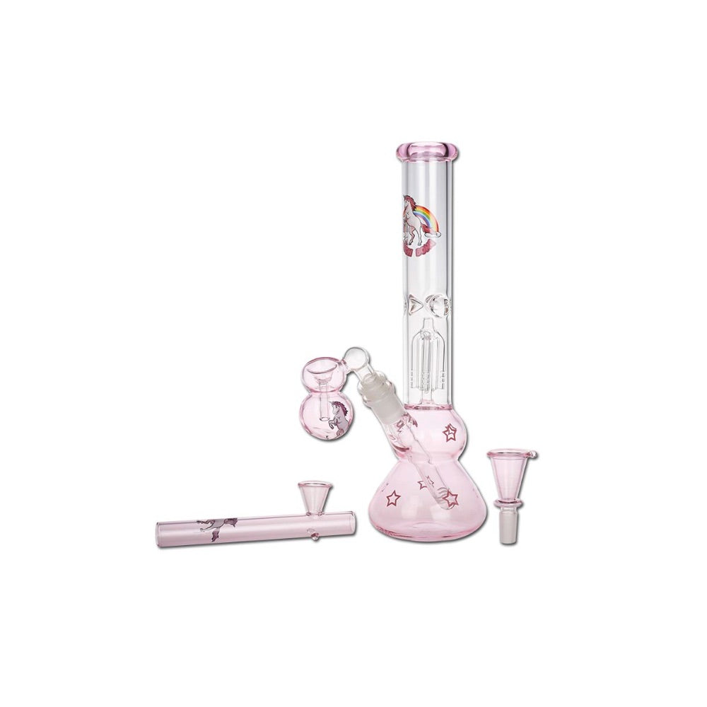 Black Leaf Tree Percolator Boxed Bitch Bong