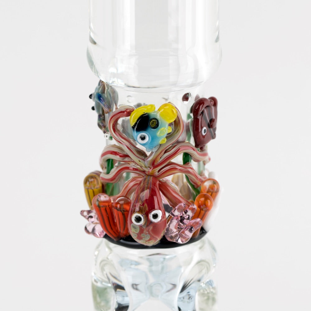 Empire Glassworks Beaker Ice Bong Kit | Under The Sea | close view 2
