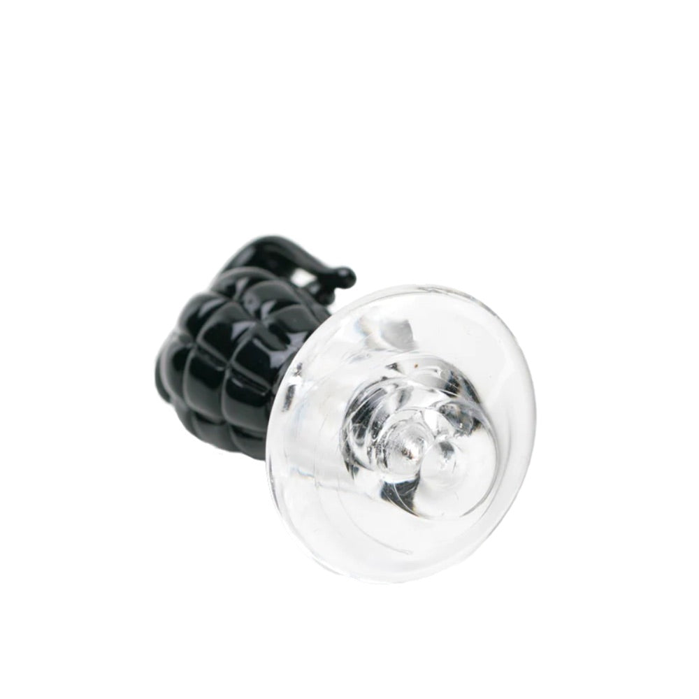 Empire Glassworks Grenade Puffco Peak Carb Cap | bottom view