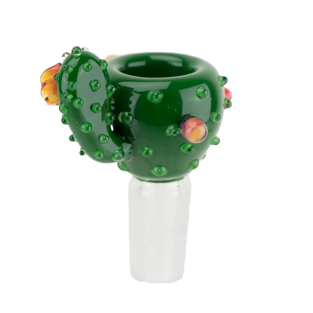 Empire Glassworks Prickly Cactus Glass Bowl | 14.5mm | side view 2