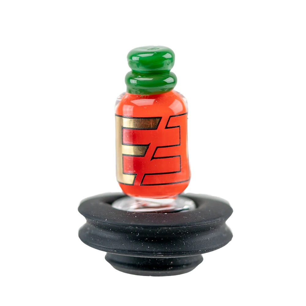 Empire Glassworks Sriracha Bottle Puffco Peak Pro Carb Cap | in joint