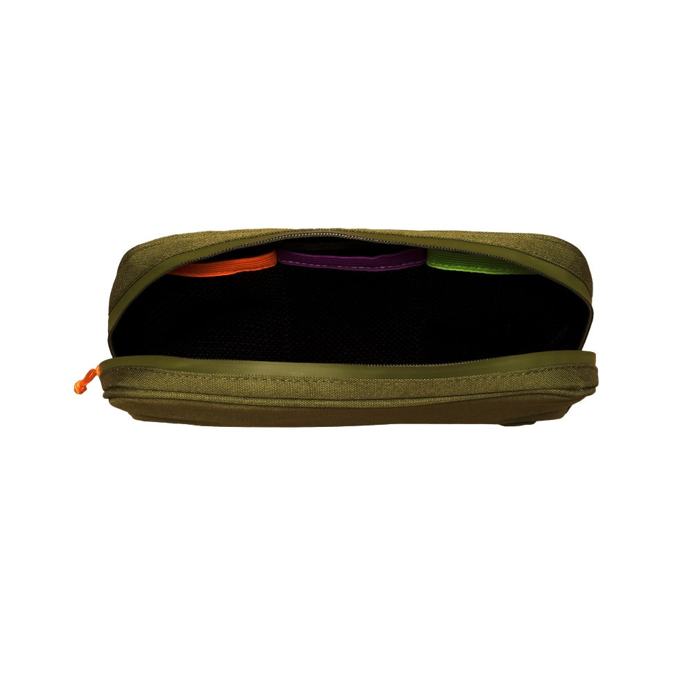 ONGROK Smell Proof Locking Wallet 2.0 | Green | Large | open