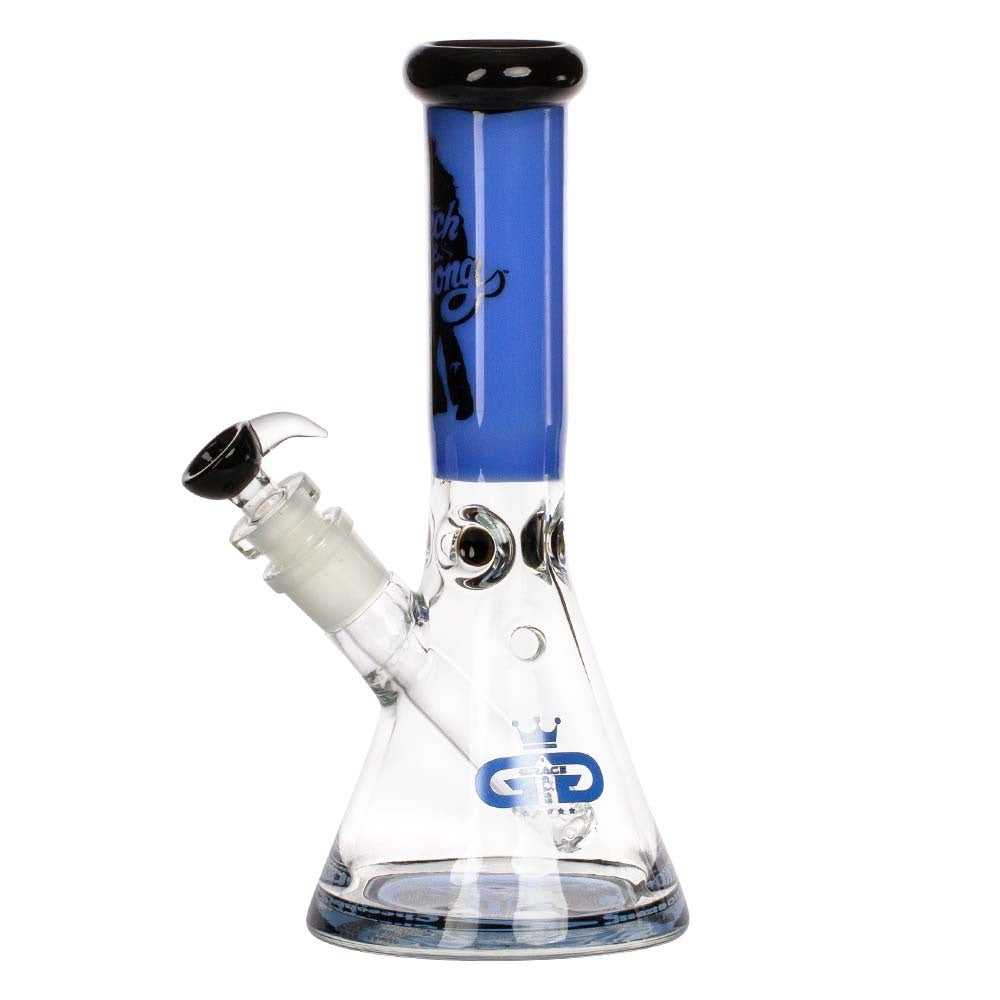 Grace Glass Cheech & Chong Beaker Base Bong | Blue | side view 2