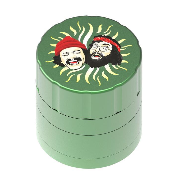 Cheech & Chong’s 40th Anniversary 4-Part Aluminum Herb Grinder | Green