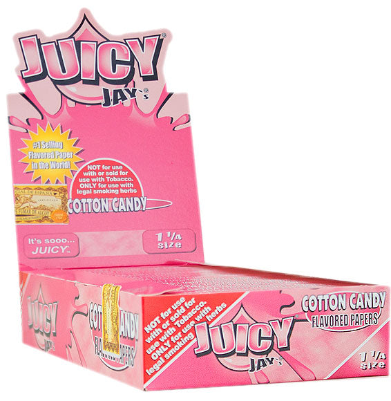 Juicy Jay's 1 1/4 Cotton Candy Rolling Papers | Box