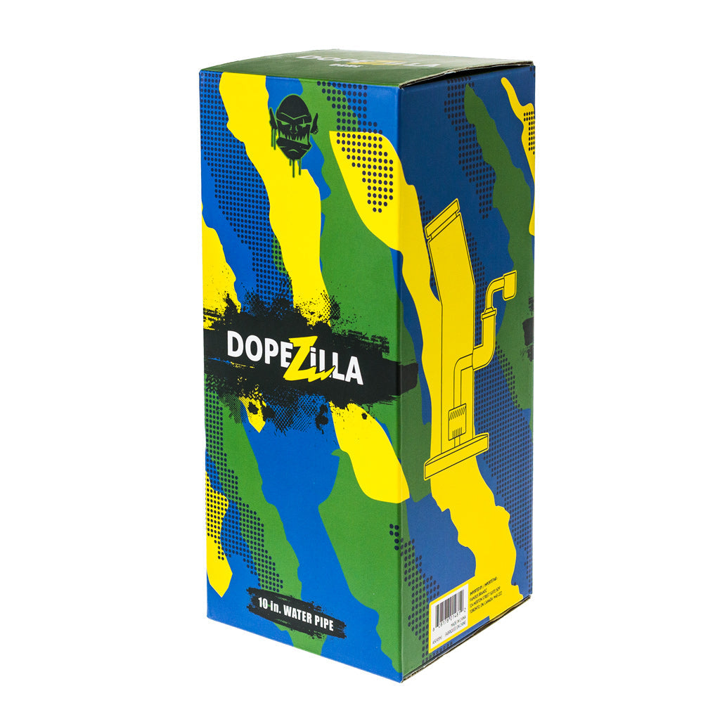 Dopezilla Glass Ogre Dab Rig | 10 Inches | Milky Jade | Box