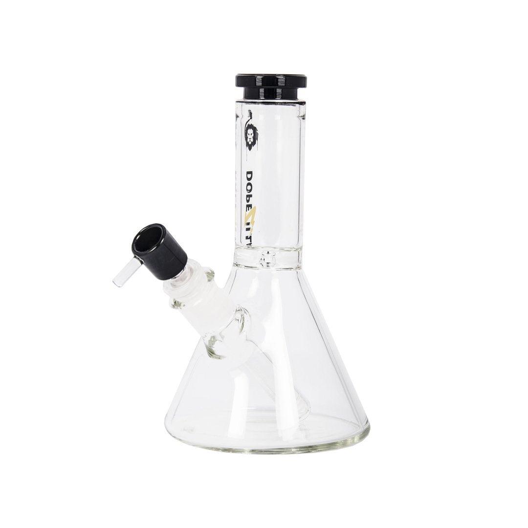 Dopezilla Chimera Beaker Ice Bong | 8 Inch | Black | Side View 2