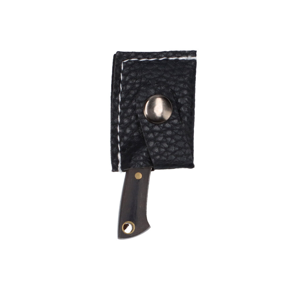 THG Co. EX I Mini Chopping Knife with Cover | Black with opener - In cover