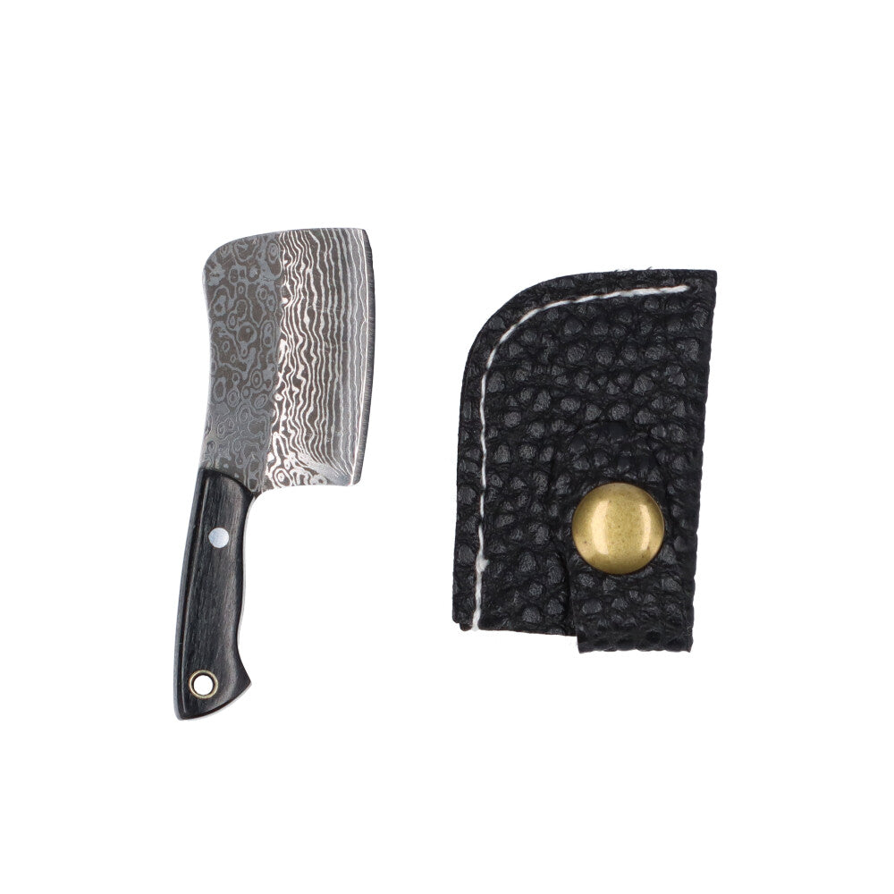 THG Co. EX I Mini Chopping Knife with Cover | Black - With cover