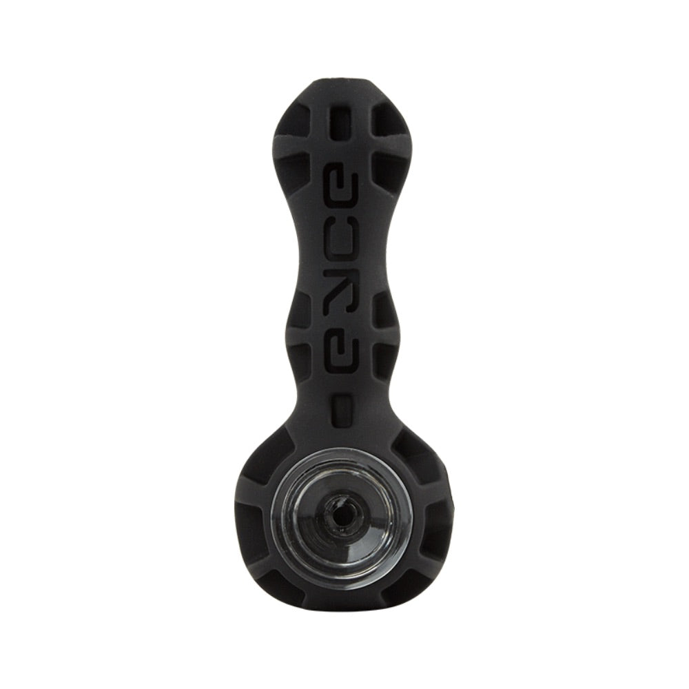 EYCE Hybrid Silicone and Glass Spoon Pipe | Black
