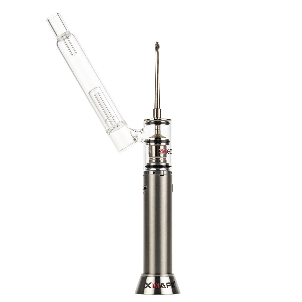 XVAPE V-One 2.0 Wax Vaporizer | Silver - Side View