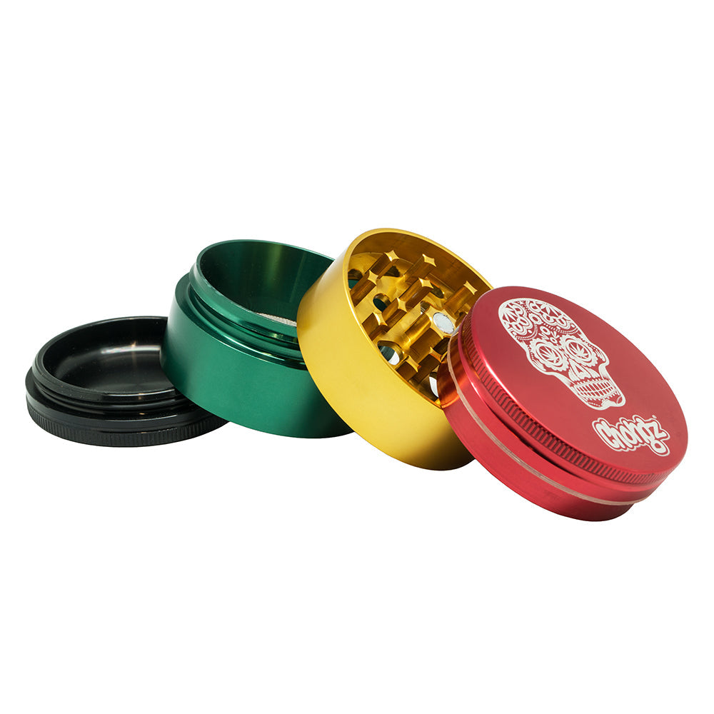 Chongz Tom Cruzer 4-Part Rasta Grinder | 56mm