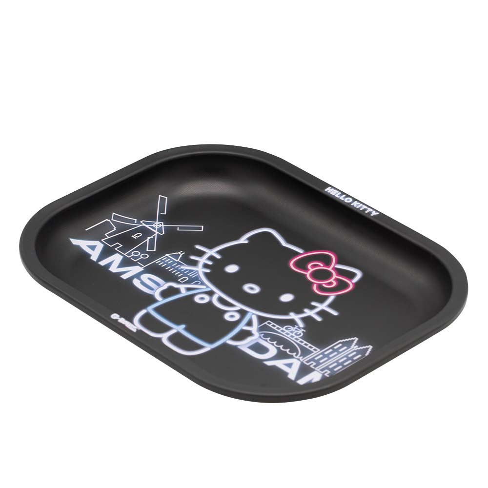 G-Rollz Hello Kitty Neon Amsterdam Rolling Tray | side view