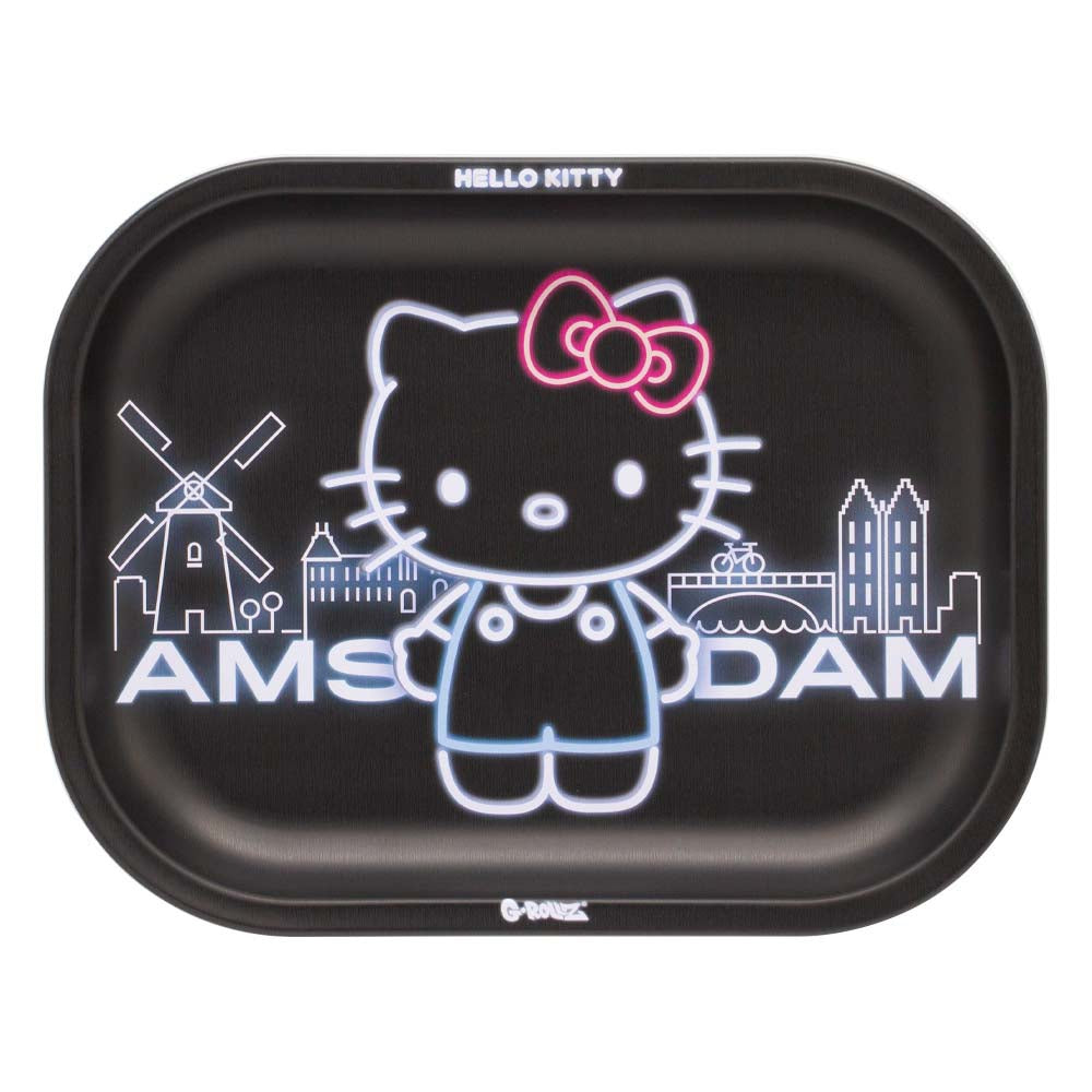 G-Rollz Hello Kitty Neon Amsterdam Rolling Tray | Small