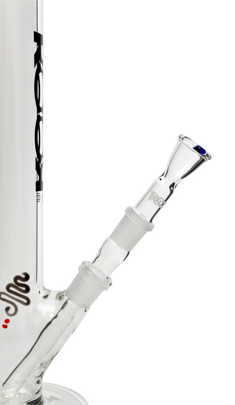 ROOR 5.0mm Black Logo Bong | 35cm - Downstem and Bowl Included