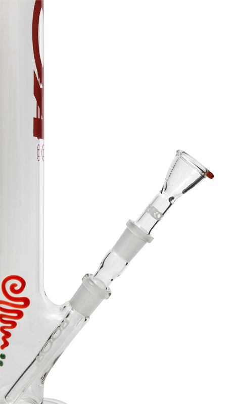 ROOR 3.2mm Red Logo Bong | 45cm - Downstem and Bowl Included