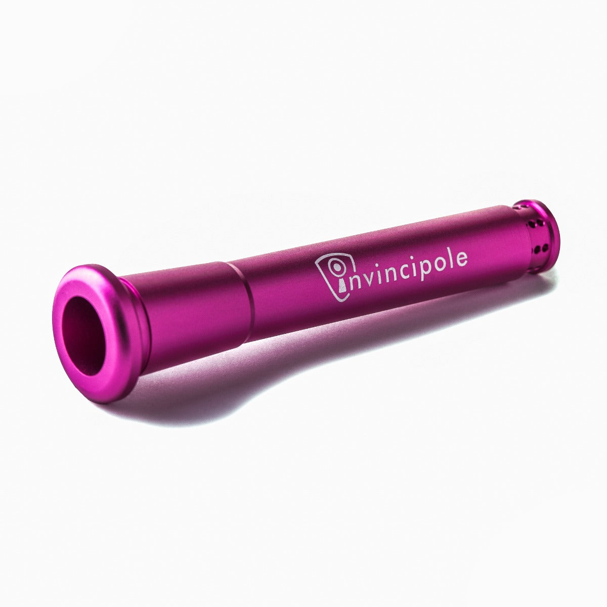 Invincipole Telescopic Metal Diffuser Downstem | 18.8mm > 14.5mm | Pink | Side View 2