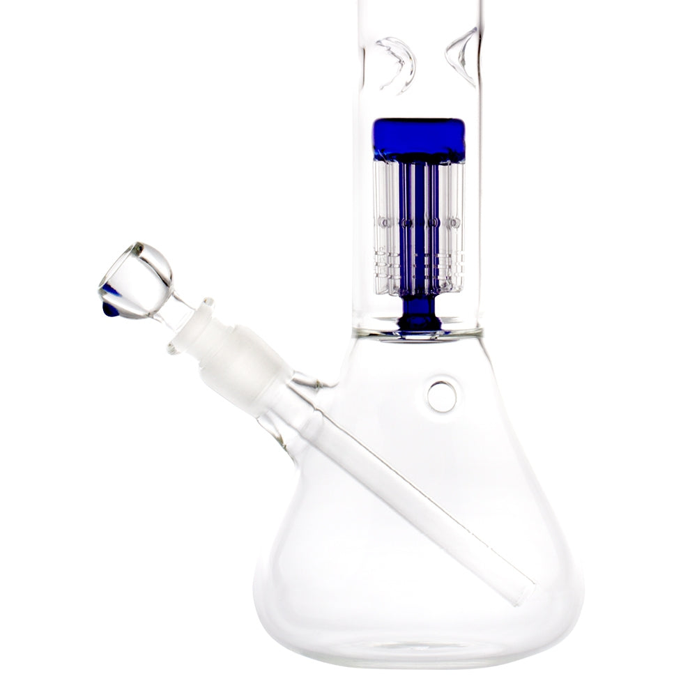 Amsterdam Glass Bong with 8-Tree Arm Percolator | base