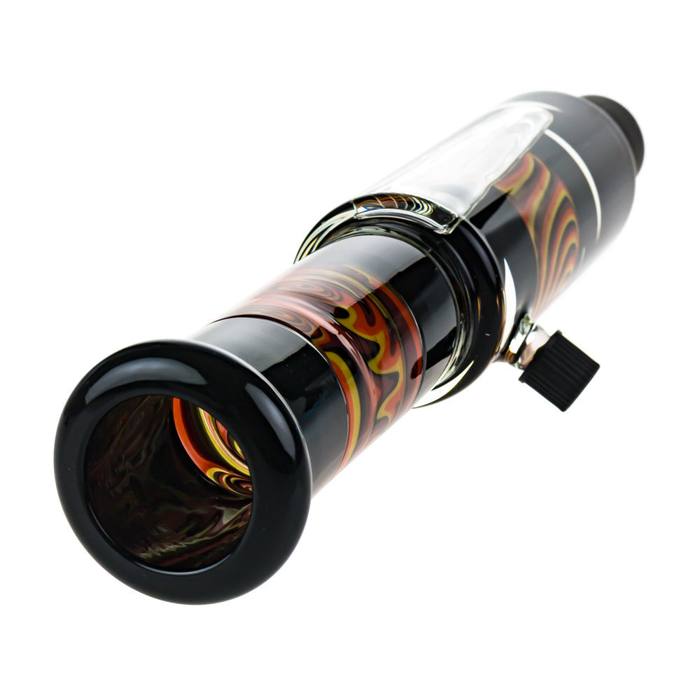 Blaze Glass - Complete Mix and Match Kit - Liquid Cooling Spiral Bong - Black and Orange