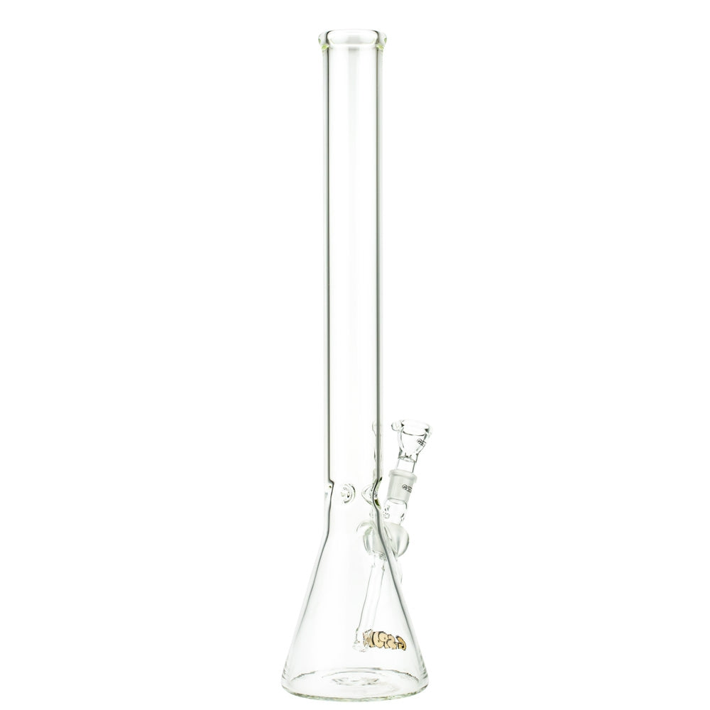 G-Spot Glass Beaker Ice Bong with Real Gold Logo | 55cm - Side View 3