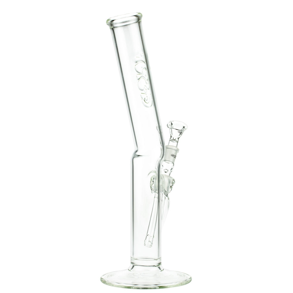 G-Spot Glass Blitz Bong with Flame Polished Logo | 40cm - Side View 3