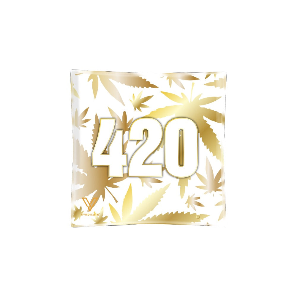 V Syndicate Blazin Glass Ashtray | 420 Gold