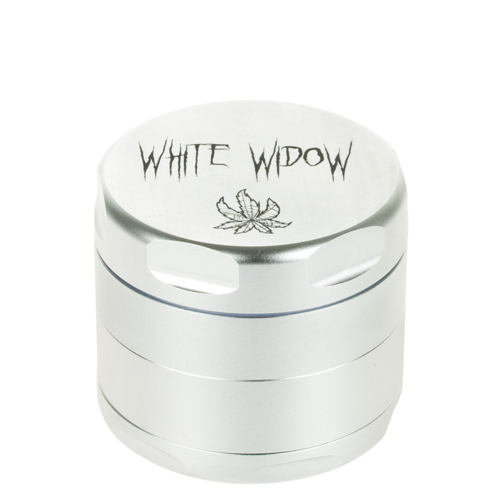 Famous Brandz Puff Puff Pass 4-Part Aluminum Herb Grinder | White Widow