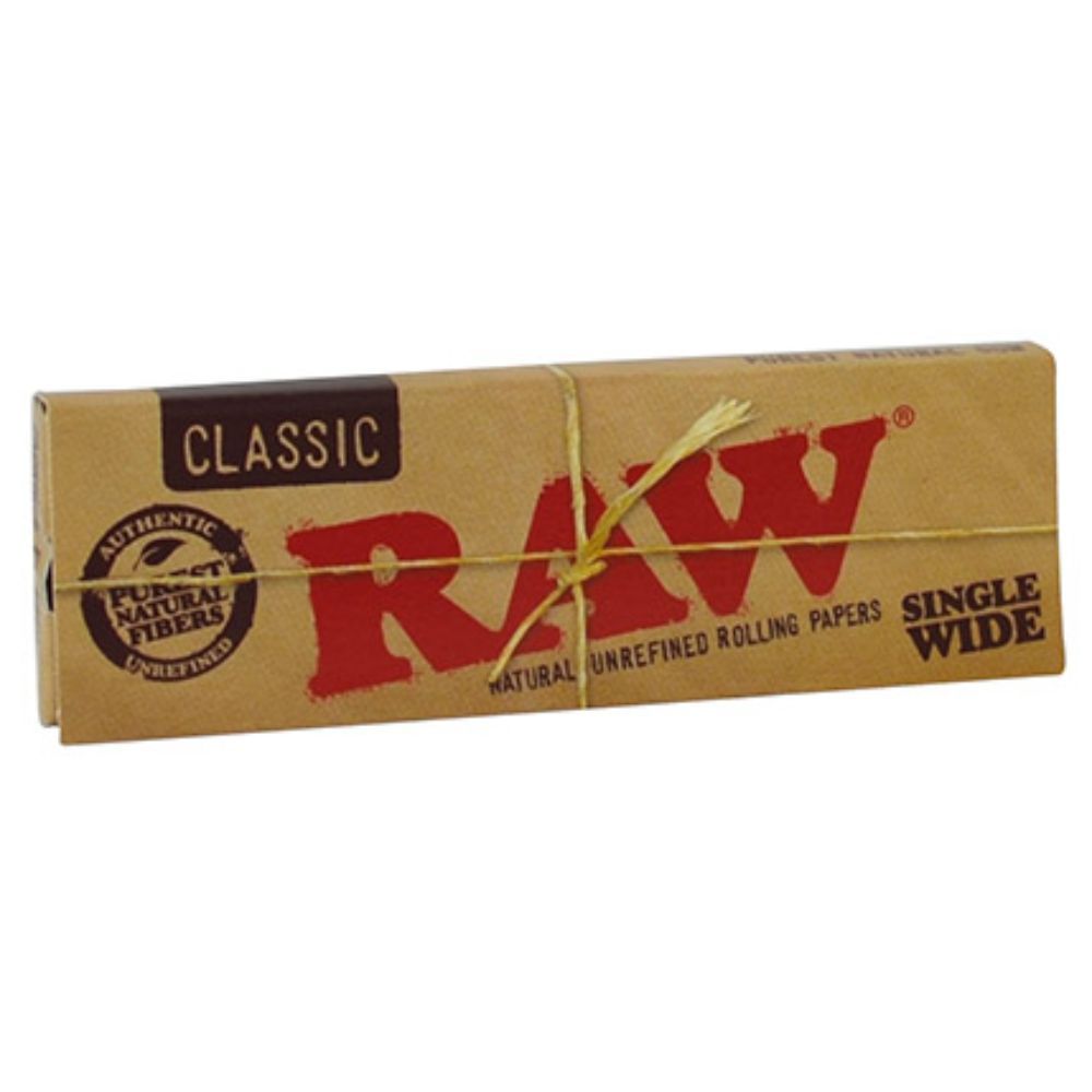 Raw Single Wide Single Window Rolling Papers | Single Pack