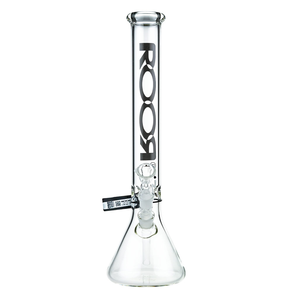 ROOR Little Sista Beaker Base 5mm Glass Ice Bong | Black Logo | 45cm